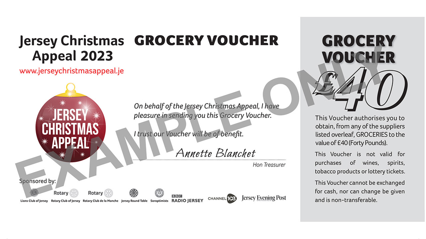 £40 grocery voucher - Example only