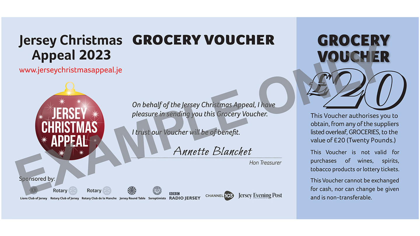 £20 grocery voucher - Example only