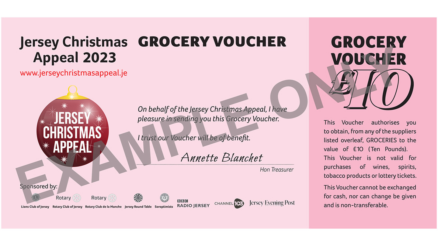 £10 grocery voucher - Example only